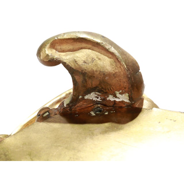 Large Antique French Gilt Bronze & Champlevé Enamel Mirrored Plateau or Tray For Sale - Image 17 of 18