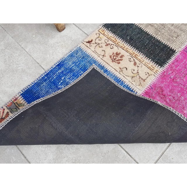 Textile Oushak Vintage Anatolian Runner For Sale - Image 7 of 10