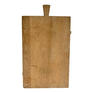 Early 1900s German Breadboard Charcuterie Board For Sale