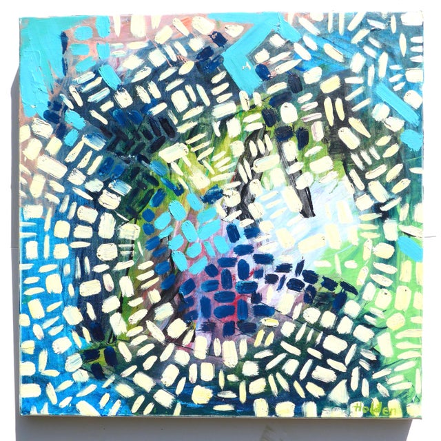 2020s "Infinity Iii" Contemporary Modernist Abstract Oil Painting by Martha Holden. For Sale - Image 5 of 10