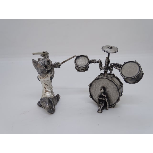 Musical Cats Figurine in Steel from Aryentis, 1980s For Sale - Image 14 of 18
