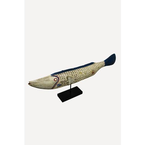 Large Bozo Fish Puppet, Mali For Sale - Image 4 of 5