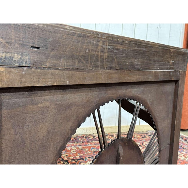 Louis Philippe Indonesian Teak Dismountable Console Table, 1950s For Sale - Image 15 of 18