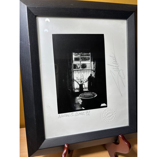 Late 20th Century Signed Giles Norman Black & White Photograph “Window, 1992” – Framed For Sale - Image 5 of 9