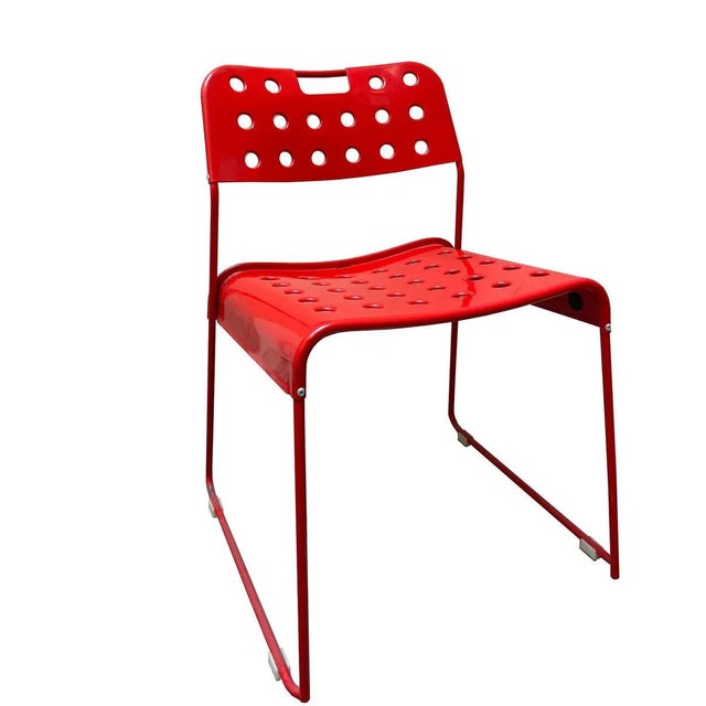 Vintage Italian Steel Omksyack Chair by Rodney Kinsman for Bieffeplast, 1980s For Sale - Image 6 of 6