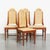 Art Deco Dining Chairs with Wicker Seat and Backrest, Set of 4 For Sale - Image 18 of 18