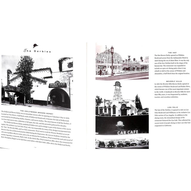 "The Brown Derby Restaurant: A Hollywood Legend" 1996 Cobb, Sally Wright and Willems Mark For Sale - Image 11 of 12