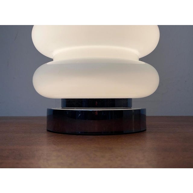 Mid-Century Space Age Glass Table Lamp by Carlo Nason for JBS, 1960s For Sale - Image 15 of 18