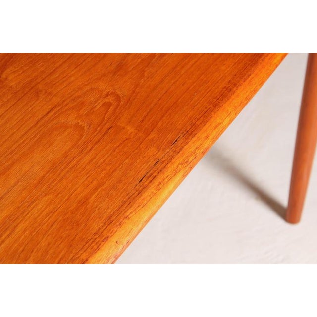 Mid-Century Danish Extendable Teak Dining Table, 1970s For Sale - Image 10 of 12