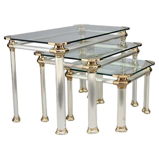 Mid-Century Nesting Tables, 1960s, Set of 3 For Sale