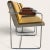 Set of Eight Krueger Afka Mustard Vinyl, Walnut & Chrome Armchairs, C. 1969 For Sale - Image 4 of 10