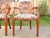 Brown Vintage Hickory Chair Co Mahogany Spider Back Captain's Side Chair Pair For Sale - Image 8 of 16