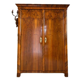 Antique Biedermeier Hallway Wardrobe For Sale