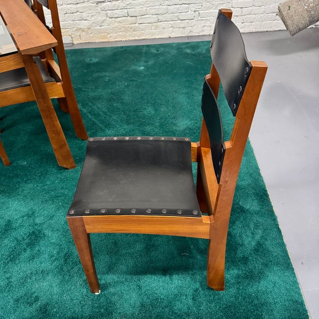 Artisan Made One Off Solid Cherry Dining Set by Charles Radtke For Sale - Image 14 of 18