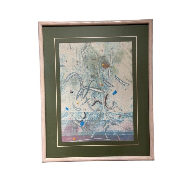 Contemporary Late 20th Century Original Monoprint by Mitch Lyons (American, 1938-2018) For Sale - Image 3 of 12