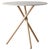 Aldric Light Concrete Top and Light Oak Legs Café Table by Eberhart Furniture For Sale - Image 13 of 13