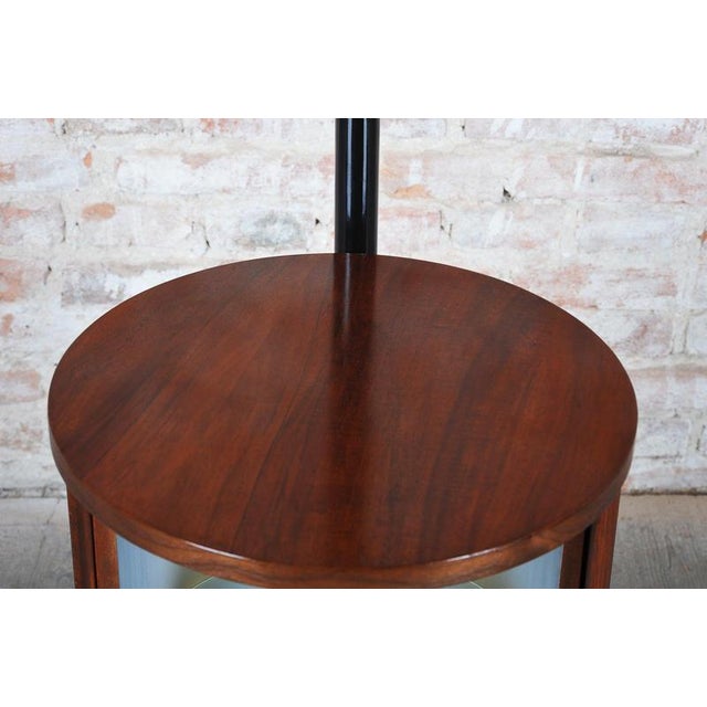 Art Deco Walnut Floor Lamp attributed to Jindřich Halabala for UP Závody, Czechoslovakia, 1920s For Sale - Image 9 of 13
