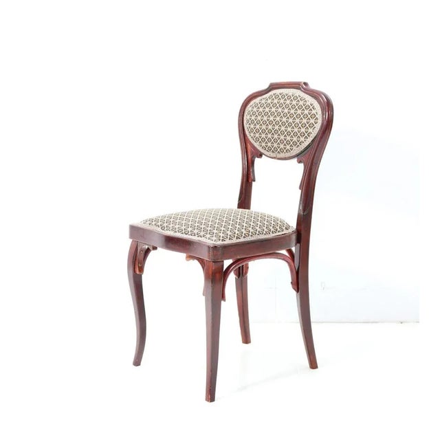 Gray Vienna Secession Side Chairs by Jacob & Josef Kohn, 1900s, Set of 4 For Sale - Image 8 of 13