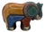 Mid 20th Century Colorful Raky Elephant For Sale