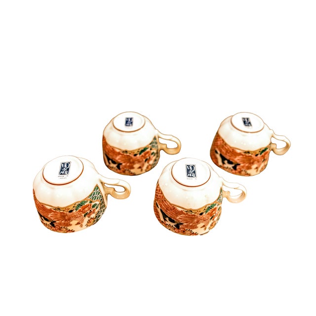 Mid 20th Century Arita Imari Peacock China Set, Full Service for Four, 24 Pieces For Sale - Image 16 of 18