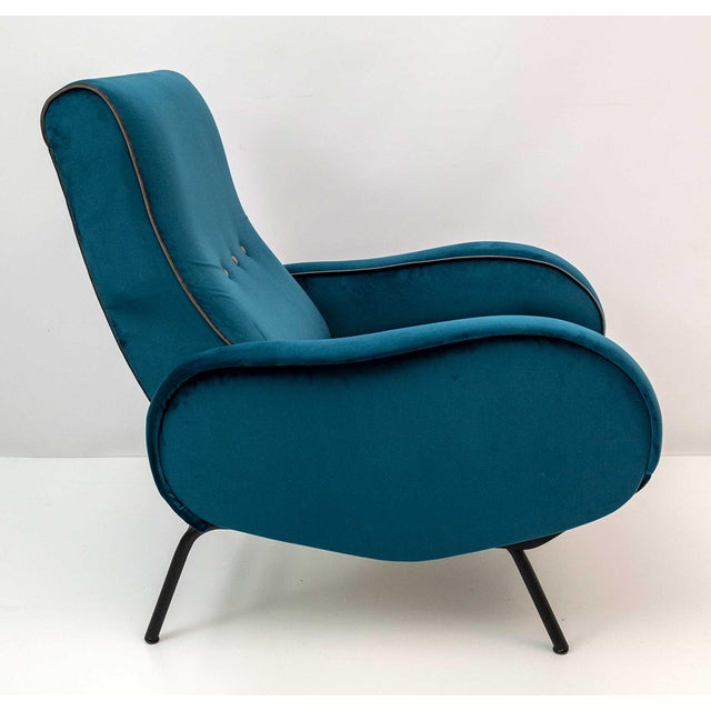Vintage Reclining Chairs by Marco Zanuso, Italy, 1950s, Set of 2 For Sale - Image 11 of 12
