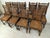 Antique Cane Chairs in Walnut, Set of 9 For Sale - Image 4 of 18