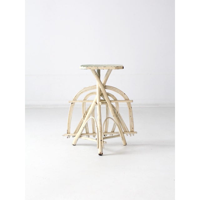 Antique Adirondack Twig Accent Table For Sale - Image 6 of 7