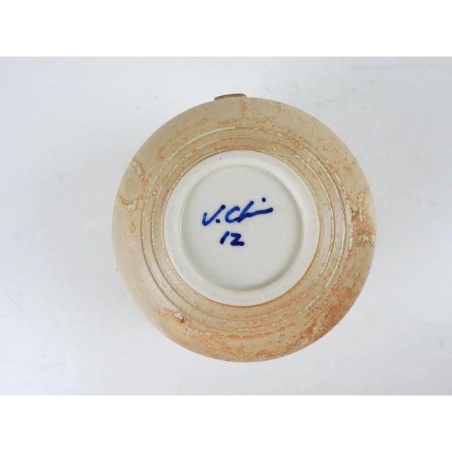 V Chin Porcelain Studio Pottery Bowl Vase Vorakit Chinookoswong For Sale - Image 4 of 6