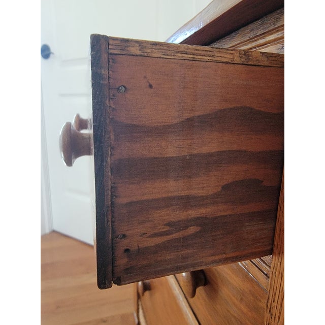 1920s American Oak Martha Washington Sewing Cabinet / Accent Chest, C. 1925–1935 For Sale - Image 5 of 15