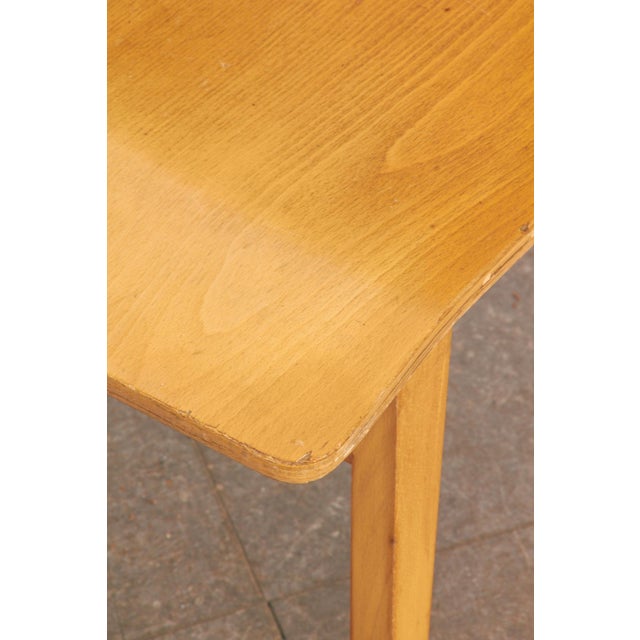 Vintage Curved Plywood Chairs, 1950s, Set of 6 For Sale - Image 10 of 18