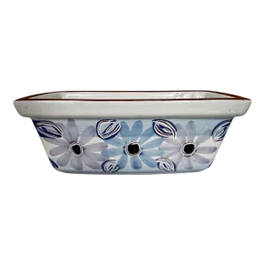 New England Pottery Hand Painted Glazed Terracotta Planter, Portugal