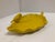 2000 - 2009 Yellow Glazed Ceramic Bird on Leaf Dish For Sale - Image 5 of 9