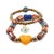 Metal Evil Eye Blessings & Beaded Love Bracelet Set For Sale - Image 7 of 7