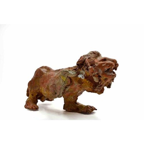 Modern Sirio Pellegrini, Lion, 1960s, Terracotta For Sale - Image 3 of 5