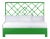Darien Bed King - Bright Green For Sale