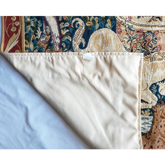 Late 20th C. Vintage French Goblys "La Licorne À La Fontaine" Unicorn Tapestry For Sale - Image 13 of 16