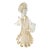 Single Murano Glass Clear and Gold Infused Angel Candle Holder For Sale