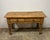 This 19th century English pine prep table is a piece of history both made and lived in, carrying the marks of a century...