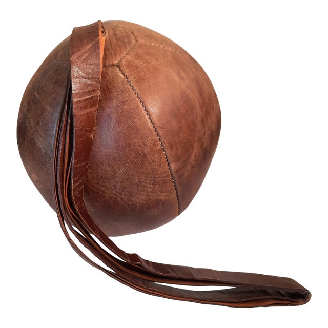 Vintage Leather Sports Boxing Ball Exercise Medicine Equipment For Sale