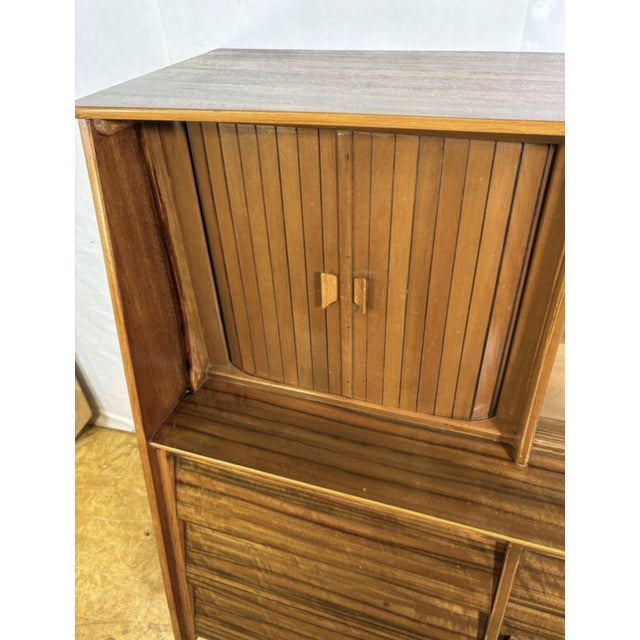 Mid-Century Modern Mid-Century Retro Walnut Drinks Cabinet from F.D. Welters, 1960s For Sale - Image 3 of 15