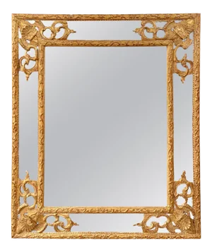 18th Century Italian Carved and Giltwood Mirror
