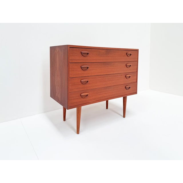 Mid-Century Modern Danish Teak Chest of Drawers by Kai Kristiansen, 1960s For Sale - Image 5 of 13