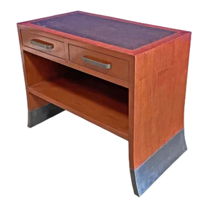 Walnut Lawrence Bedside Table From the Madeline Stuart Collection