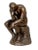 Mid-Century Modern The Thinker, Austin Productions Cast Stone With Patina, Signature Inscribed For Sale - Image 3 of 3