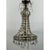 Vintage French Empire Style Gilt Bronze & Tiered Crystal & Beads Chandelier with Amethyst Accents This vintage French...