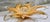 Murano Vintage Italian Murano Amber & Clear Starburst Glass Centerpiece Bowl For Sale - Image 4 of 9