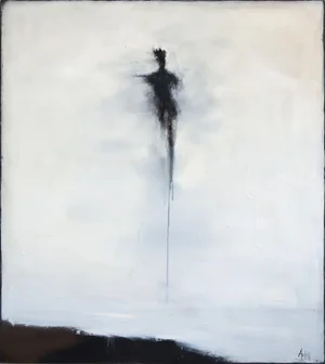 Abstract Figurative "Faith" Large Original Oil Painting by Mark Acetelli