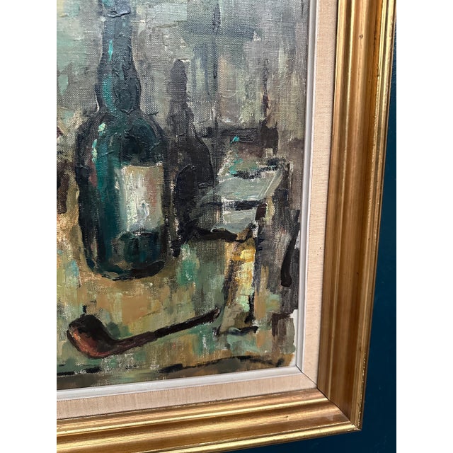 Still Life with Copper Kettle, 1967, Oil Painting on Canvas, Framed For Sale - Image 13 of 18