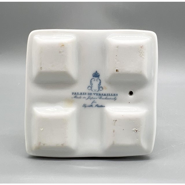 Vintage White Ceramic Obelisk With Colorful Floral Pattern For Sale - Image 9 of 10