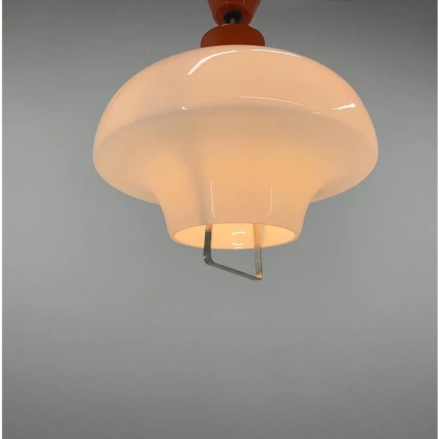 1950s Pull-Down Pendant Light, Czechoslovakia, 1950s For Sale - Image 5 of 8